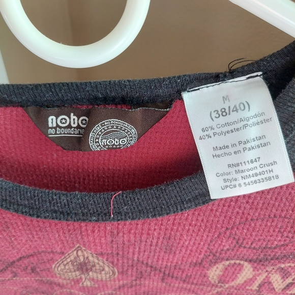 VERY NICE VINTAGE NOBO LONG SLEEVE T-SHIRT - Picture 2 of 3